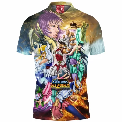 Anime Polo Shirt, Saint Seiya Polo Shirt