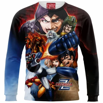 Anime Zip Sweatshirt, Mazinger Z Zip Sweatshirt