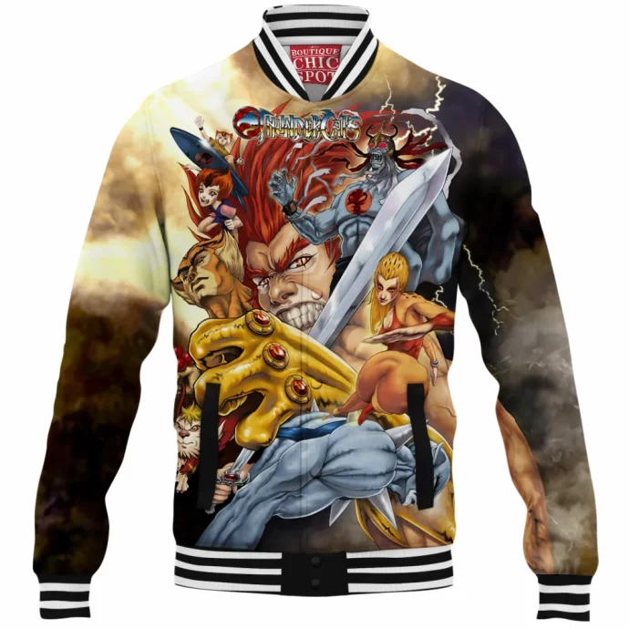 ThunderCat,Meows Baseball Jacket