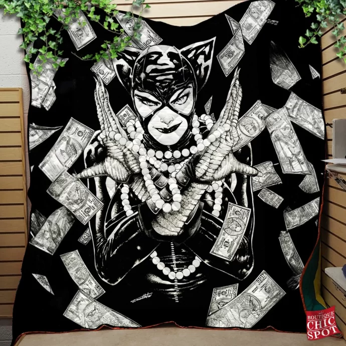 Catwoman Quilt Blanket