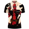 Comic Polo Shirt, Deadpool Polo Shirt