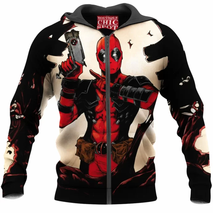 Deadpool Zip Hoodie