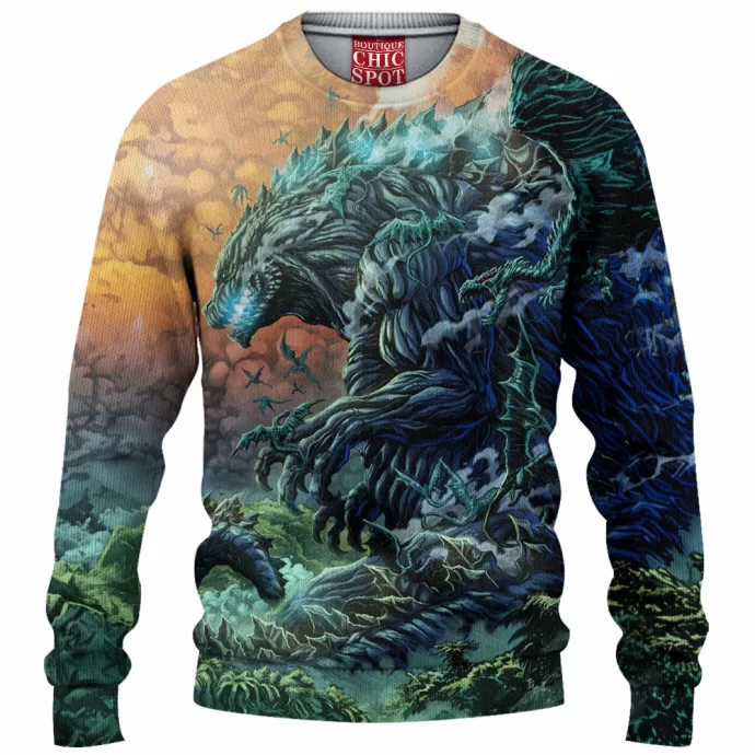 Godzilla Knitted Sweater