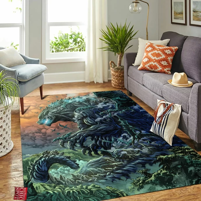 Godzilla Rectangle Rug