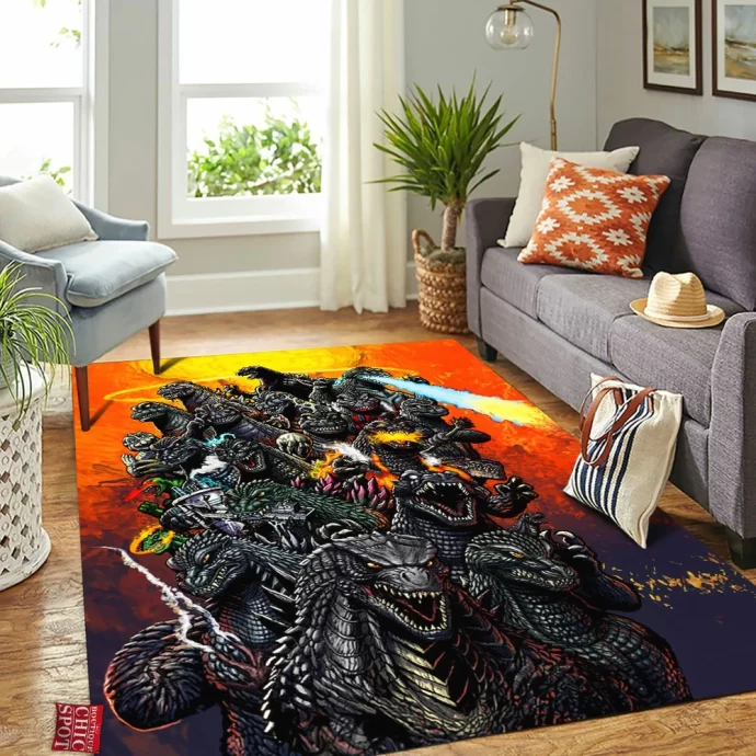 Godzilla Rectangle Rug