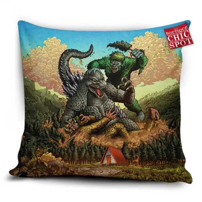 Godzilla Pillow Cover