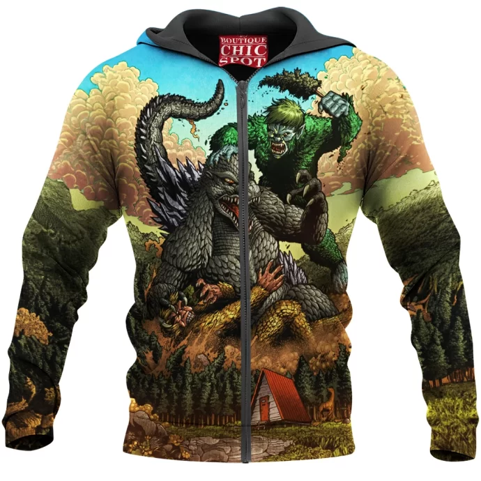 Godzilla Zip Hoodie