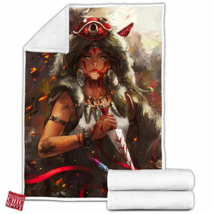 Princess Mononoke Fleece Blanket