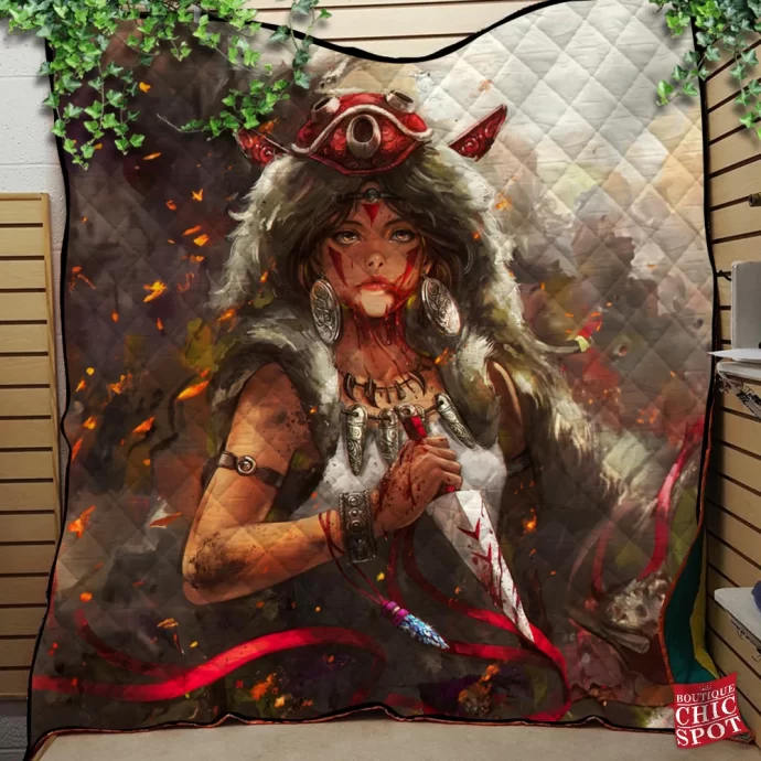 Princess Mononoke Quilt Blanket