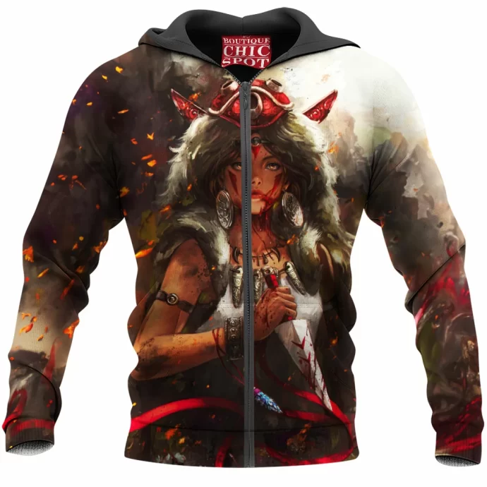 Princess Mononoke Zip Hoodie