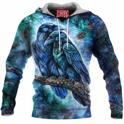 Raven Fleece-Hoodie