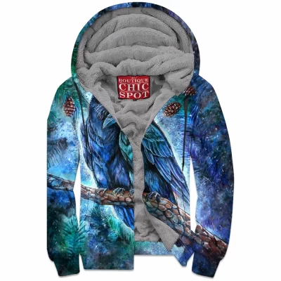 Raven Zip-Fleece-Hoodie