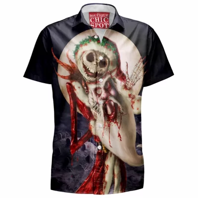 Animation Hawaiian-Shirt, Jack Skellington Hawaiian-Shirt, The Nightmare Before Christmas Hawaiian-Shirt