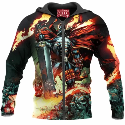 Comic Zip-Hoodie, Spawn Zip-Hoodie