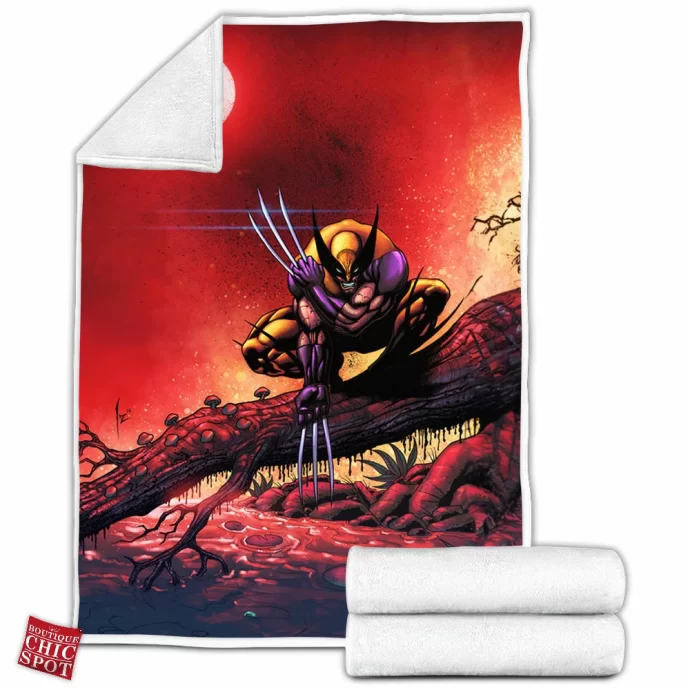 Wolverine Fleece Blanket