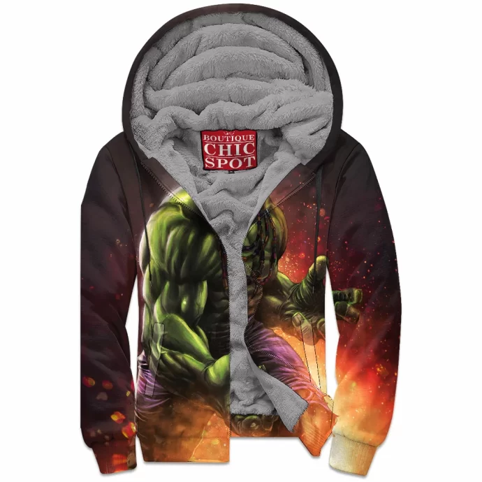 Hulk Zip Fleece Hoodie