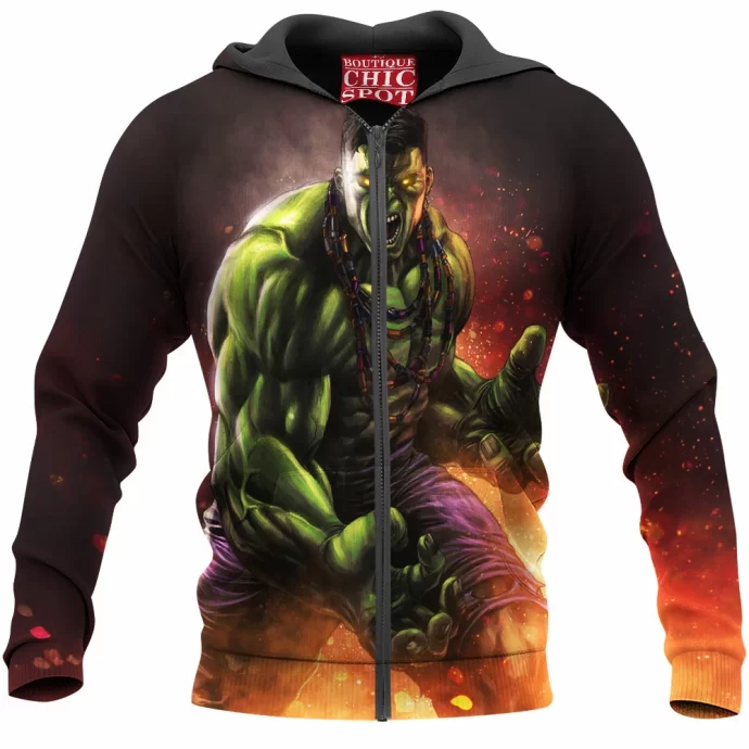 Hulk Zip Hoodie