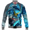 Anime Baseball-Jacket, Metagross Baseball-Jacket, Pokemon Baseball-Jacket