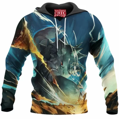 Anime Hoodie, Rhydon Hoodie, Pokemon Hoodie