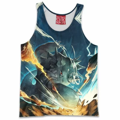 Anime Tank-Top, Rhydon Tank-Top, Pokemon Tank-Top