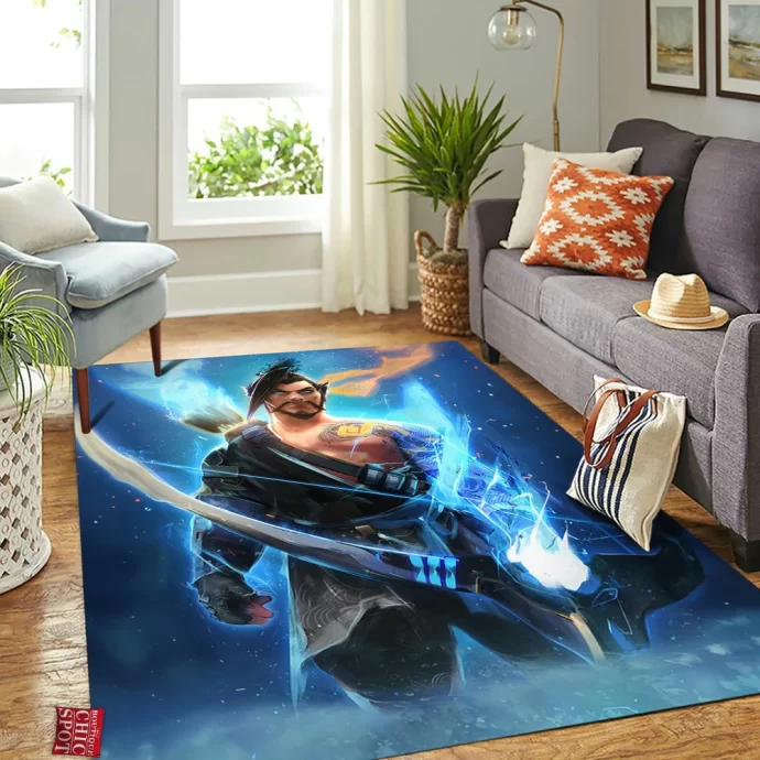 Hanzo Overwatch Rectangle Rug