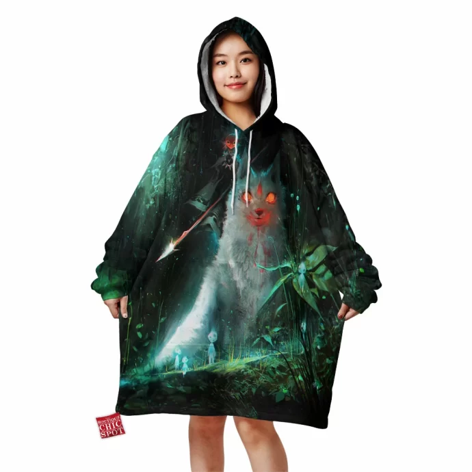 Princess Mononoke Blanket Hoodie