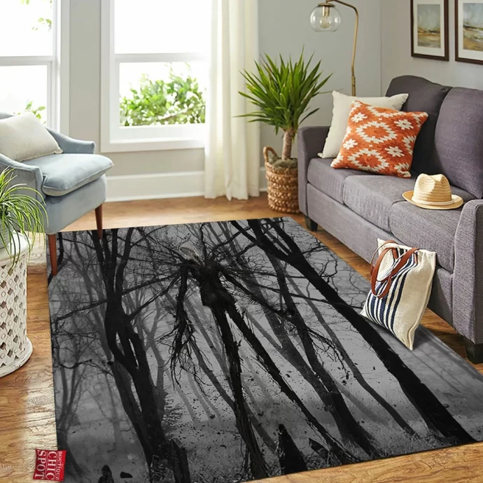 Slenderman Rectangle Rug