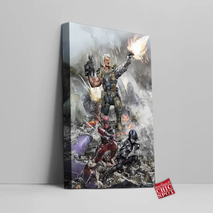 Deadpool And Cable Canvas Wall Art