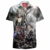 Cable Hawaiian-Shirt, Comic Hawaiian-Shirt, Deadpool Hawaiian-Shirt, Domino Hawaiian-Shirt, X-Force Hawaiian-Shirt, X-men Hawaiian-Shirt