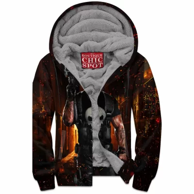 Comic Zip-Fleece-Hoodie, Punisher Zip-Fleece-Hoodie