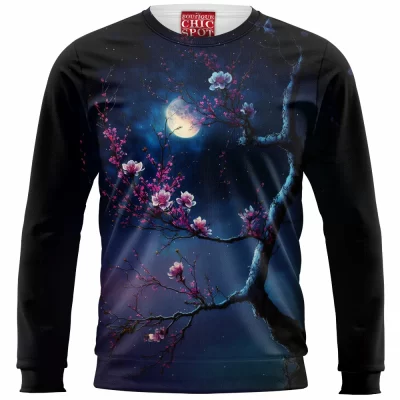 Abstract Sweatshirt, Flower Sweatshirt