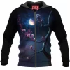 Flower Zip-Hoodie