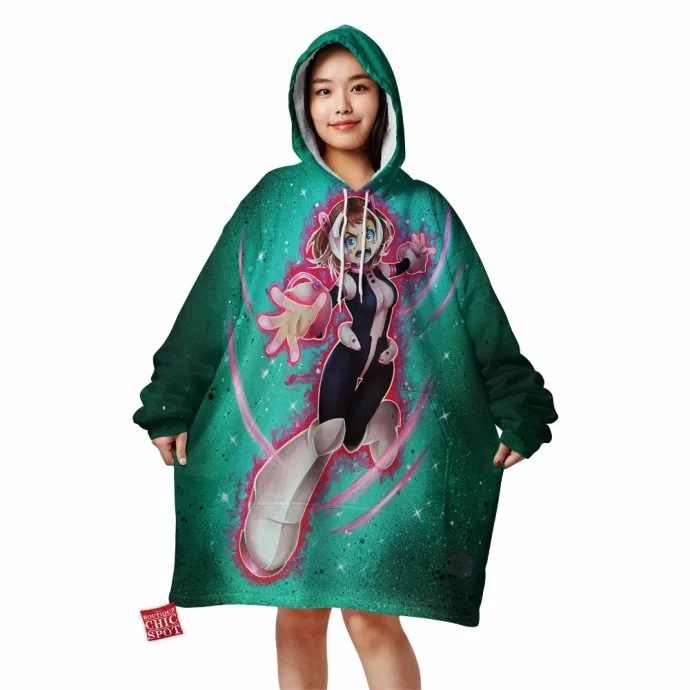 Ochako Uraraka Blanket Hoodie