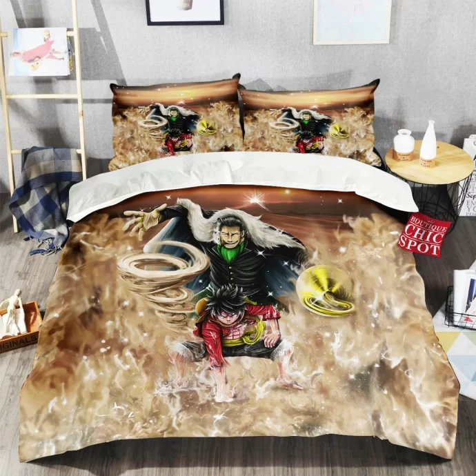 Sir Crocodile and Luffy Bedding Set