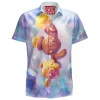 Anime Hawaiian-Shirt, Pokemon Hawaiian-Shirt, Buneary Hawaiian-Shirt