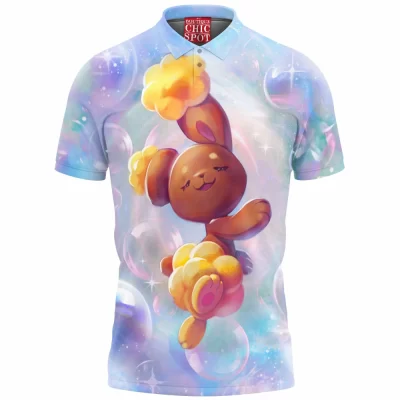 Anime Polo Shirt, Pokemon Polo Shirt, Buneary Polo Shirt