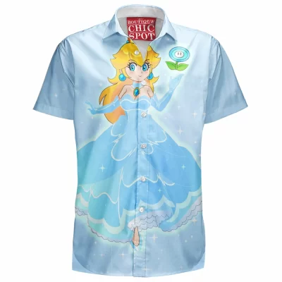 Game Hawaiian-Shirt, Mario Hawaiian-Shirt, Princess Peach Hawaiian-Shirt