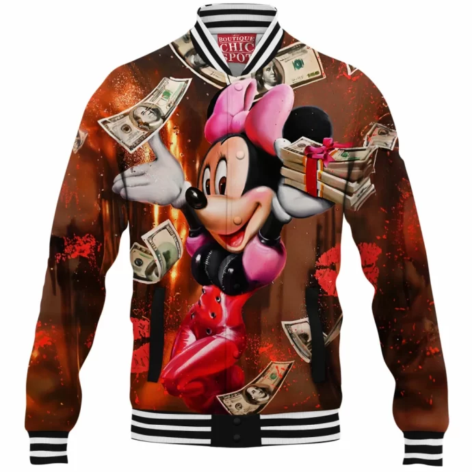 Minnie Mouse Baseball Jacket