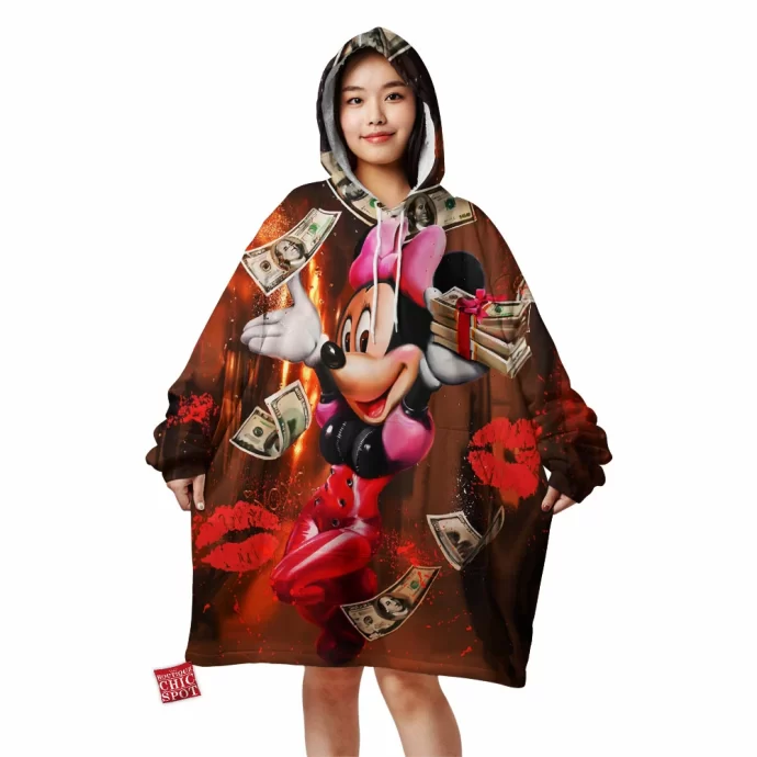 Minnie Mouse Blanket Hoodie