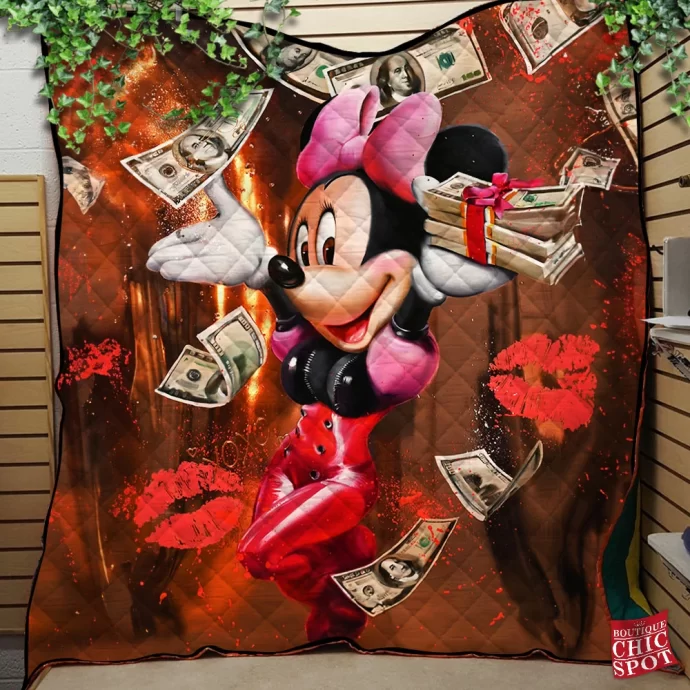 Minnie Mouse Quilt Blanket