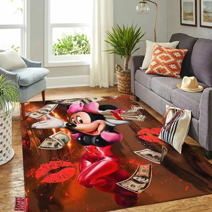 Minnie Mouse Rectangle Rug