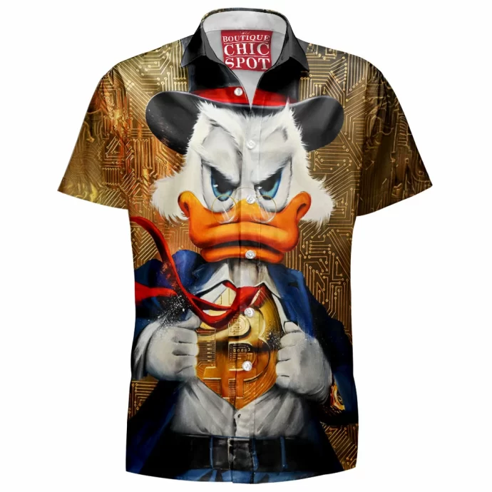 Scrooge McDuck Hawaiian Shirt