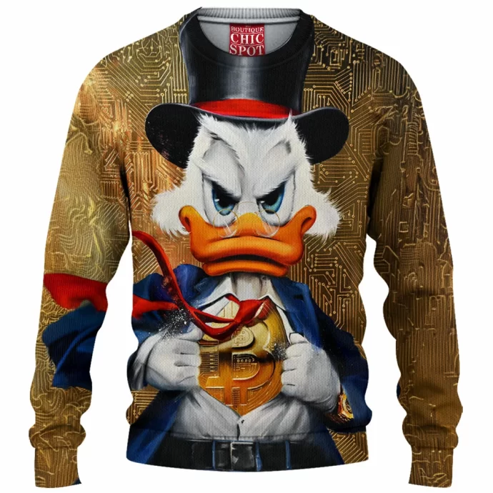 Scrooge McDuck Knitted Sweater