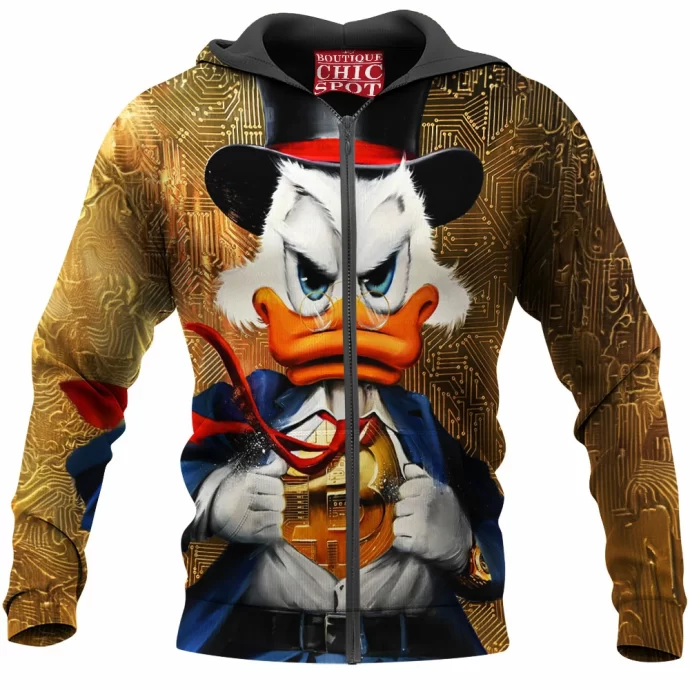 Scrooge McDuck Zip Hoodie