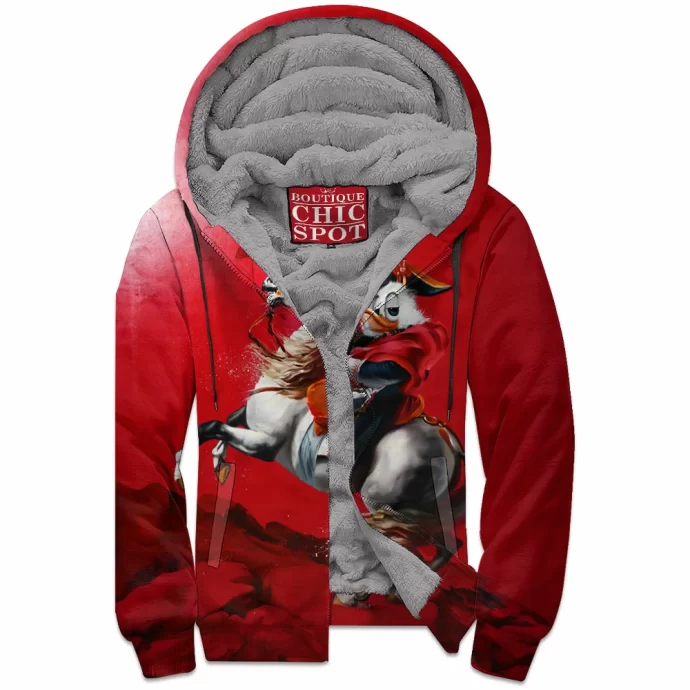 Scrooge McDuck Zip Fleece Hoodie