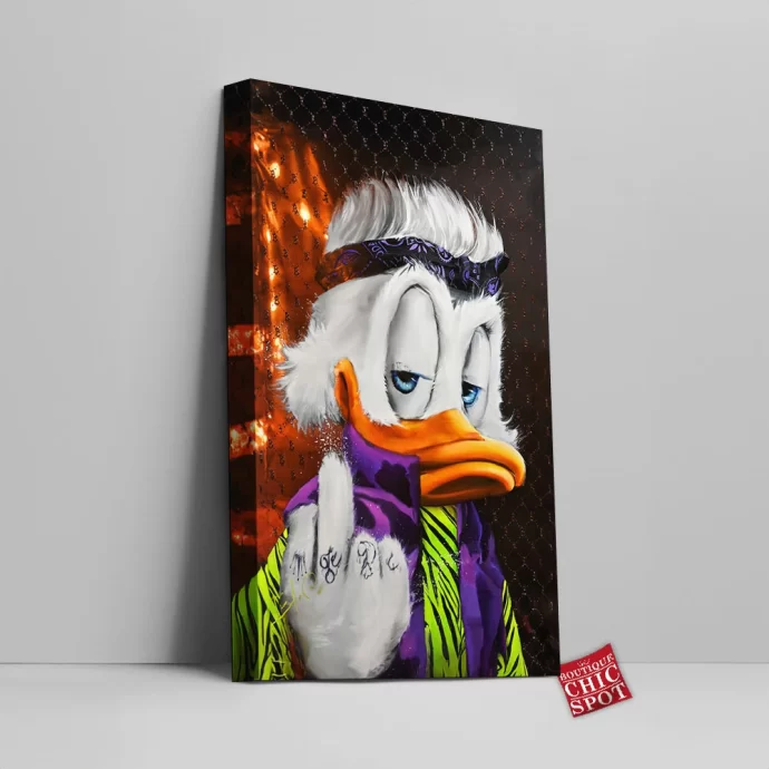 Scrooge McDuck Canvas Wall Art