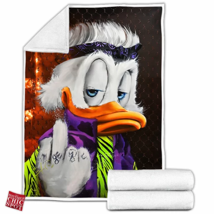 Scrooge McDuck Fleece Blanket