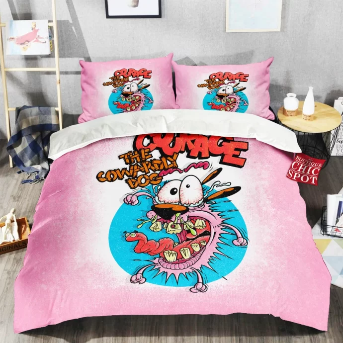 Courage the Cowardly Dog Bedding Set