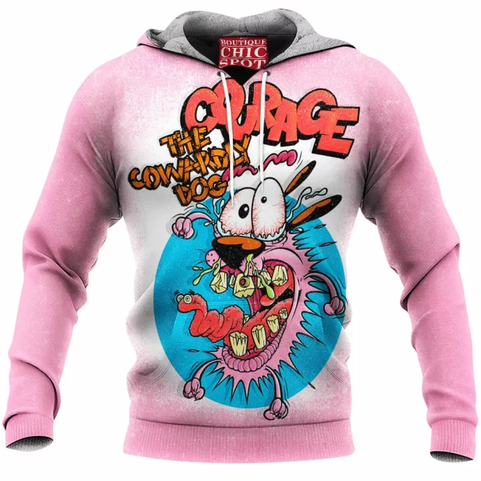 Courage the Cowardly Dog Fleece Hoodie