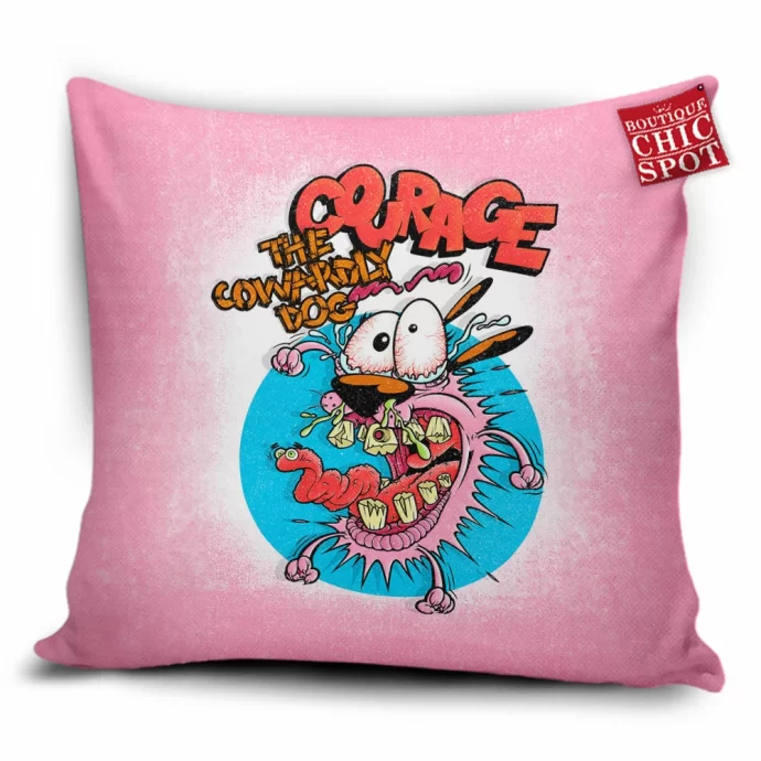 Courage the Cowardly Dog Pillow Cover